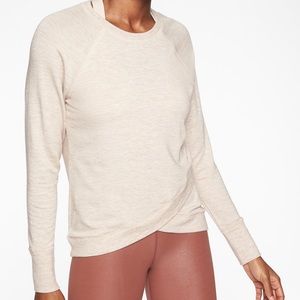 Athleta criss cross sweatshirt